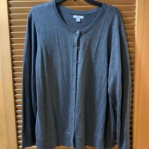 Women's Croft & Barrow® Essential Button-Front Cardigan - Size XXL